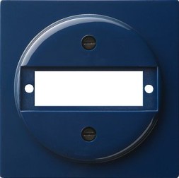 Накладка Gira S-color Синий для штепсельных разъемов D-subminiature 027846