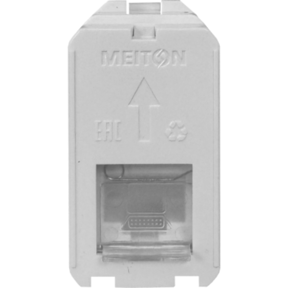 Розетка интернет RG45 5 CAT 1 модульная MEITON A4279C5E