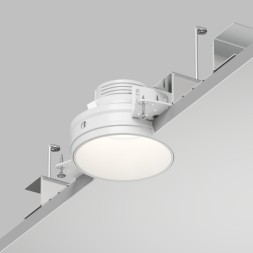 Встраиваемый светильник для ГКЛ SPOT HIDE, до 15 Вт LED, GU10, IP20, алюминий, белый