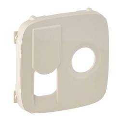 Лицевая панель Legrand Valena ALLURE Слоновая кость розетки TV-RJ45 754836
