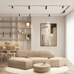 Трековый акцентный светильник SIMPLE SPOT DK8120-BK