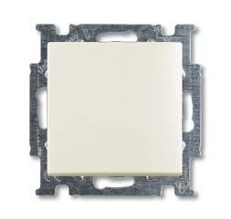Выключатель ABB Basic 55 слоновая кость с клавишей, 1 полюс 6543-92-507