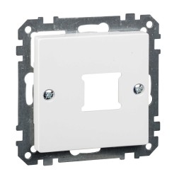 Центральная плата Merten M-серия активный белый для розетки RJ11/RJ45x1 поста MTN291525