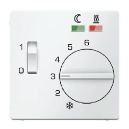 Центральная панель Berker R.1 Berker Q.1 белизна с эффектом бархата, с регулирующей кнопкой клавишей и линзами полярная 16726089