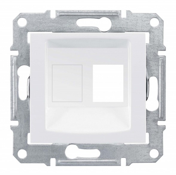Адаптер Schneider Electric Sedna белый для коннекторов амр 1очная SDN4300621