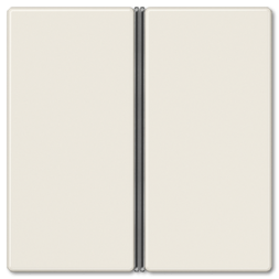 Блок 2 клавиш Jung A серия слоновая кость A402TSA