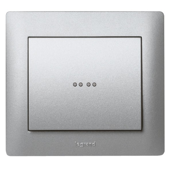 Лицевая панель Legrand Galea Life белая для выключателя одноклавишного с подсветкой 771034