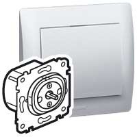 Переключатель Legrand Galea Life на 2 направления/кнопочный механизм группового управления - 10 A - 250 775853