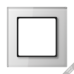 Рамка Jung A Creation Белое стекло 5 постов AC585GLWW