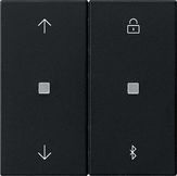 Таймер жалюзи и таймер BT Gira System 3000 Чёрный матовый 5367005