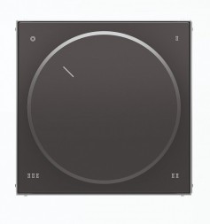 Накладка ABB Sky Чёрный бархат с поворотной ручкой для переключателя 2CLA855400A1501 8554 NS