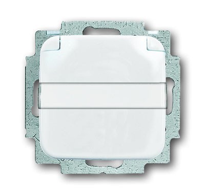 Розетка ABB Reflex SI альпийский белый SCHUKO 16А 250В с крышкой с полем для надписи 2CKA002018A0885 20 EUKN-214