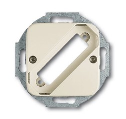 Плата центральная (накладка) ABB Busch-Duro 2000 SI слоновая кость для разъёмов D-Sub на 25-полюсов 2CKA001724A0616 2549-212