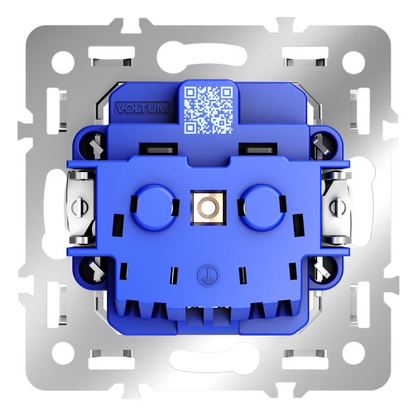 Механизм розетки с заземлением 16А, S70