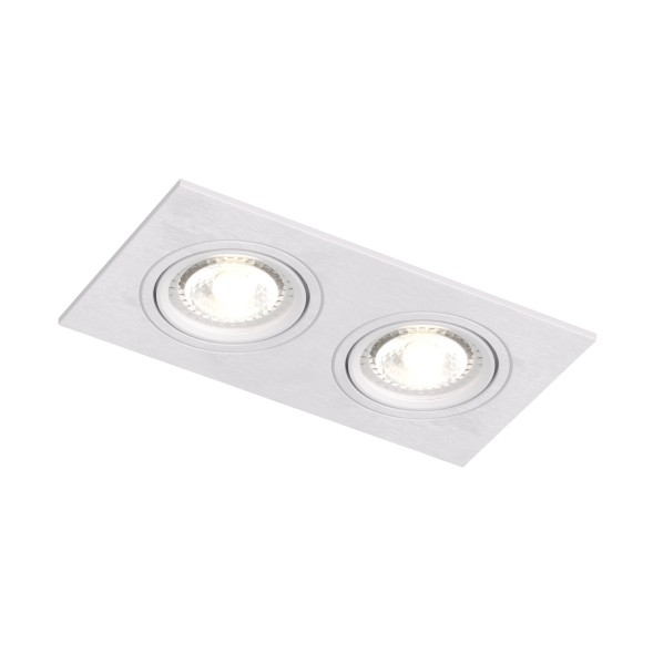 DK3022-WH Встраиваемый светильник, IP 20, 10 Вт, GU5.3, LED, белый, пластик