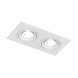 DK3022-WH Встраиваемый светильник, IP 20, 10 Вт, GU5.3, LED, белый, пластик