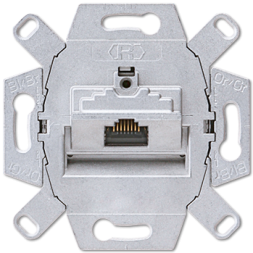 Розетка Jung SL серия компьютерная 1-ая наклонная кат 6 UAE8UPOK6