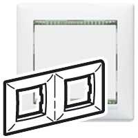 Рамка Legrand Valena Белый кристалл 2 поста 774462