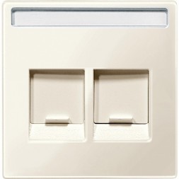 Центральная плата Merten M-серия бежевый для модул.штепсел.раз-в,2 пос. MTN4564-0344