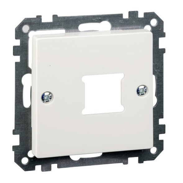 Центральная плата Merten M-серия белый для розетки RJ11/RJ45x1 пост MTN291519