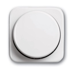 Плата центральная (накладка) ABB Reflex SI альпийский белый с поворотной ручкой для механизма поворотного светорегулятора с лампой подсветки 2CKA006599A0237 2115-214