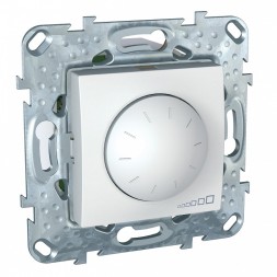 Диммер Schneider Electric Unica белый поворотный, 40-1000va MGU5.512.18ZD