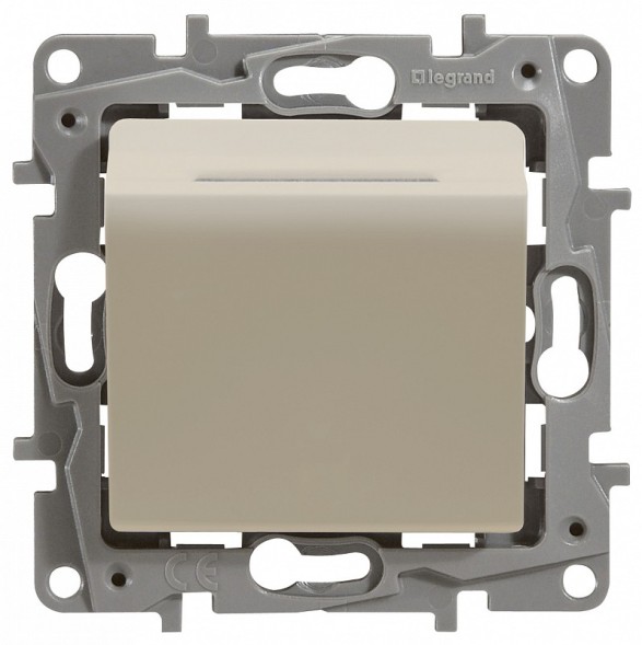 Выключатель Legrand Etika слоновая кость для гостиничных номеров с выдержкой времени и подсветкой 672393