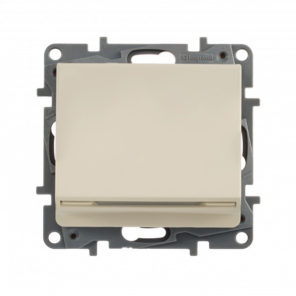 Выключатель Legrand Etika слоновая кость для гостиничных номеров с выдержкой времени и подсветкой 672393