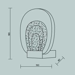 Настенный светильник (бра) Maytoni MOD367WL-L3BSK