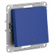 1-клавишный ВЫКЛЮЧАТЕЛЬ с подсветкой, 10АХ, механизм, быстрозажим. клем., АКВАМАРИН Schneider Electric Art Gallery GAL001113S