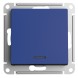 1-клавишный ВЫКЛЮЧАТЕЛЬ с подсветкой, 10АХ, механизм, быстрозажим. клем., АКВАМАРИН Schneider Electric Art Gallery GAL001113S