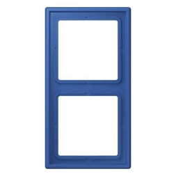 Рамка Jung Les Couleurs Le Corbusier Blue outremer 2 поста LC9824320K