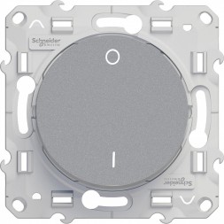 Двухполюсный Выключатель Schneider Electric Odace белый 16А S53R262