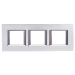 Рамка Bticino Axolute Квадрат Хром 2+2+2 модуля HA4802M3HCR