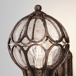 Уличный настенный светильник Outdoor O024WL-01G