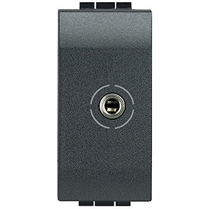 Разъем Аудио Jack 3,5 Bticino LivingLight Air антрацит L4280