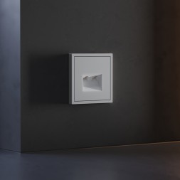 Накладка для розетки компьютерной двойной RJ45+RJ45 кат.6, S70 (серый)