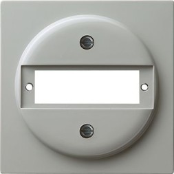 Накладка Gira S-color Серый для штепсельных разъемов D-subminiature 027842