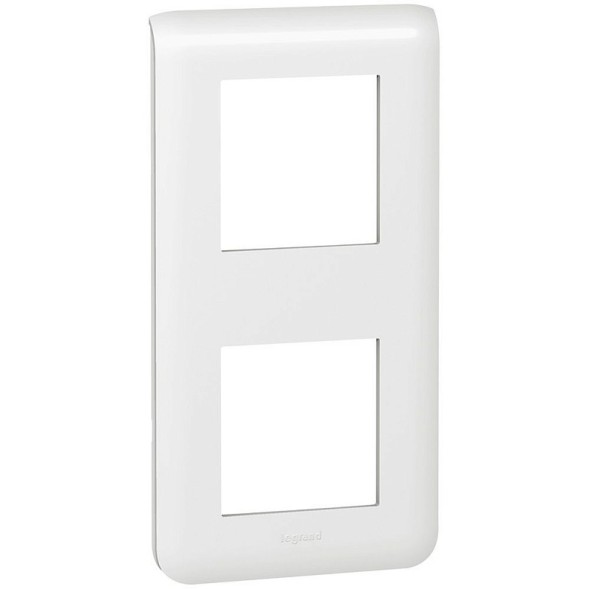 Рамка Legrand Mosaic Белый 2х2-модульная вертикальная 078822