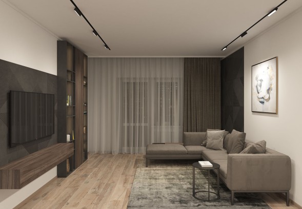 DK8009-BK Поворотный матовый светильни SMART 9W DIM 3000K-6000K черный