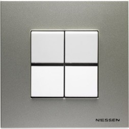 Рамка ABB Zenit Шампань 1 пост 2CLA227100N1901 N2271 CV