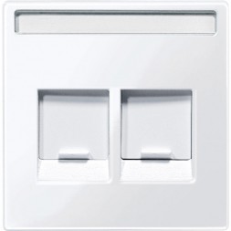 Центральная плата Merten M-серия активный белый для модул.штепсел.раз-в,2 пос. MTN4564-0325