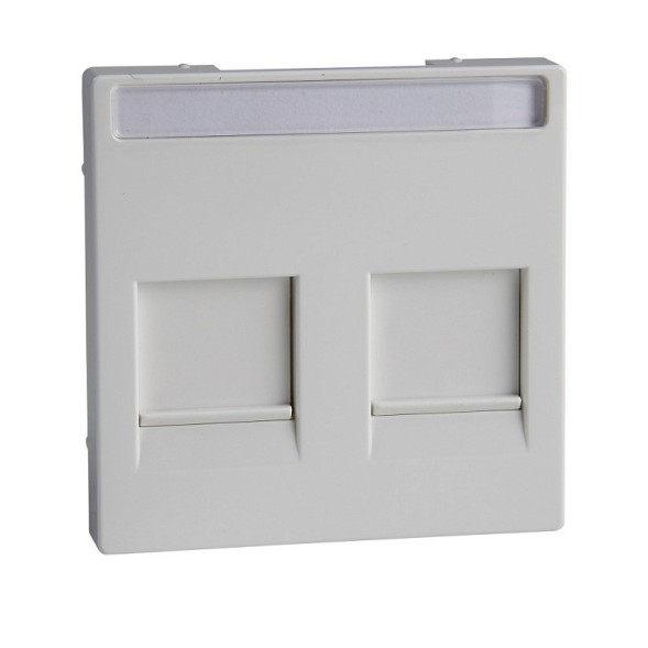 Центральная плата Merten M-серия активный белый для модул.штепсел.раз-в,2 пос. MTN4564-0325