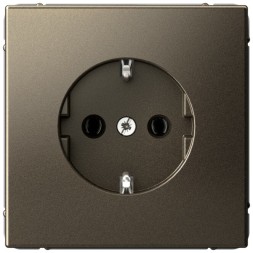Розетка электрическая (Мокко) Schneider Electric Systeme Art Gallery GAL000643