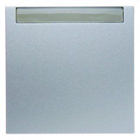 Клавиша Berker S.1 алюминий, матовый с полем для надписей 16261404