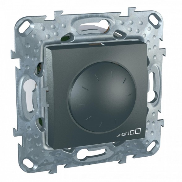 Диммер Schneider Electric Unica Class Top графит поворотный 1000ва MGU5.512.12ZD