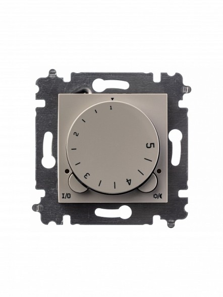 Терморегулятор ABB Levit кофе макиато / белый с поворотной ручкой 16А 2CHH920003A6018 3292H-A00003 18W