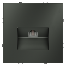 Розетка компьютерная встраиваемая VOLTUM S70 RJ45 кат.6, (титан)