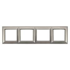 Рамка Jung ECO Profi Шампань 4 поста EPS484CH