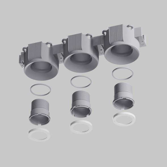 Встраиваемый светильник Technical DL136-GU10-W